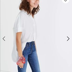 Madewell White Blouse GUC